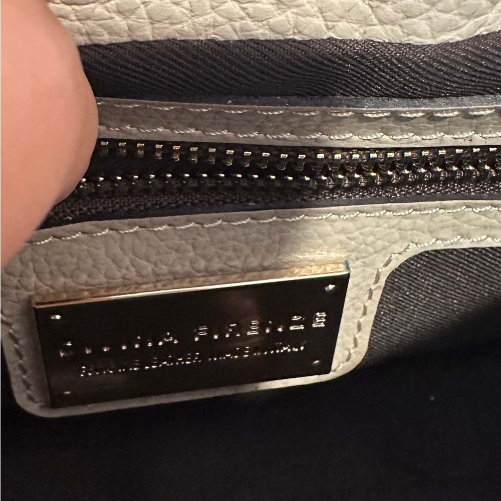Elegant off White Leather Women's Bag made in Italy Divina Firenze - Picture 6 of 7